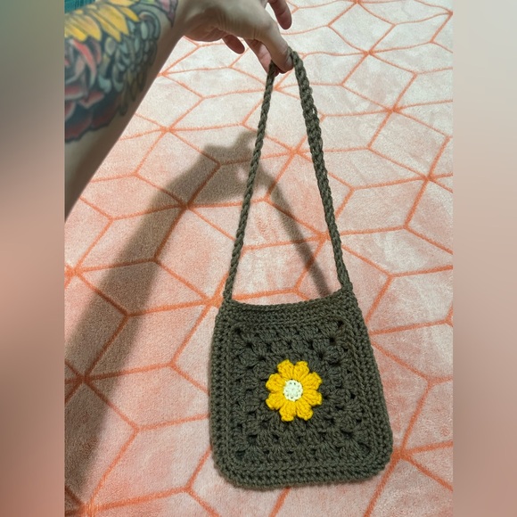 Crocheted (By Muah) Toddler Cross Body/Shoulder Bag 🌼 - Picture 6 of 10